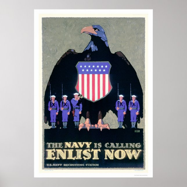 Poster La marine appelle - Enlist Now (US02291A) (Devant)