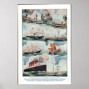 Poster La marine marchande