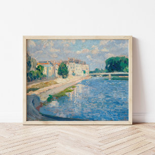 Poster La Marne à Lagny Henri Lebasque