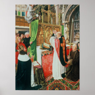 Poster La masse de St Giles, c.1500