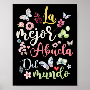 Poster La Mejor Abuela del Mundo Grand-mère hispanique