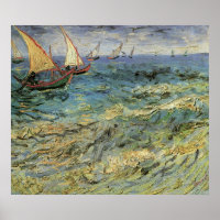 La mer à Saintes-Maries - Van Gogh
