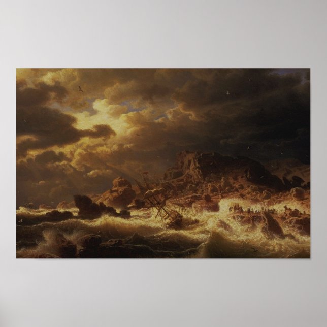 Poster La mer du Skagerrak (Devant)