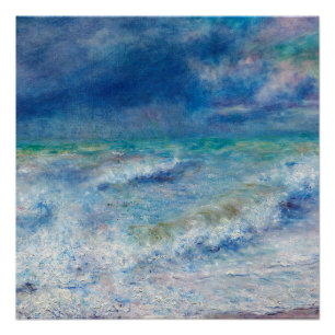 Poster La mer par Pierre-Auguste Renoir Art