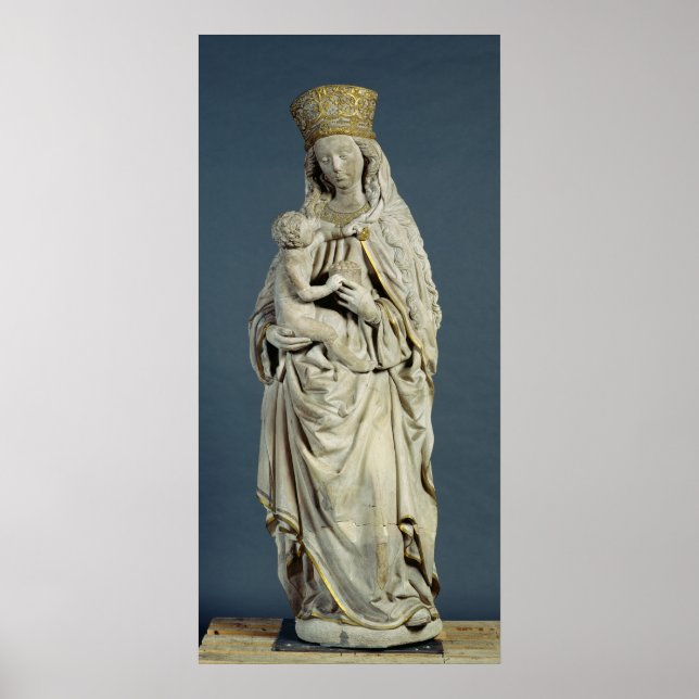 Poster La Mère de Dieu avec le Christ Infant, 1470 (Devant)