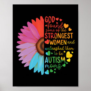 Poster La mère de l'autisme, maman, Dieu, les femmes les 