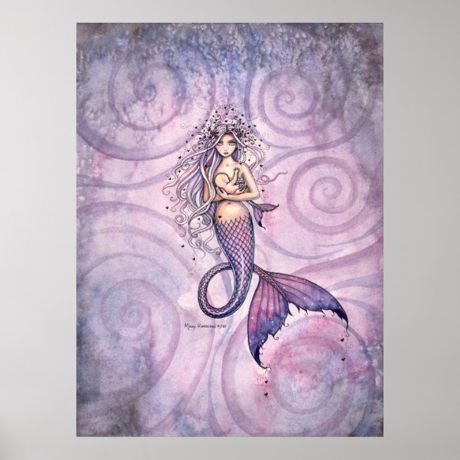 Poster La mère et le bébé de la sirène d'obligations Impr (Devant)