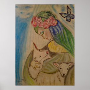 Poster La mère végétalienne
