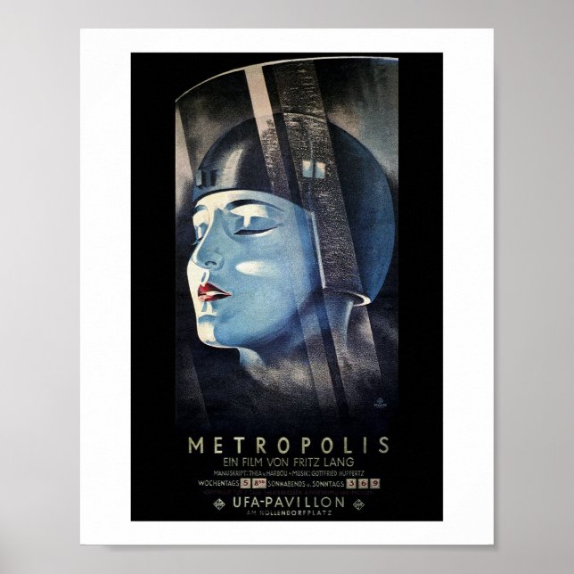 Poster La métropole de Fritz Lang (1927) (Devant)