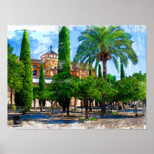 Poster La Mezquita Catedral de Córdoba - L'Espagne Réelle