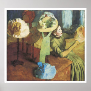 Poster La Millinery Shop, 1882