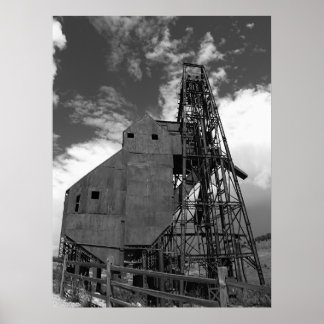 Poster La mine #2 B&W