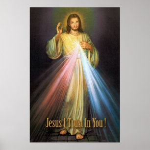 Poster La Miséricorde Divine Image Dévosive