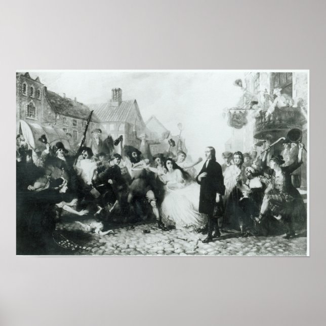 Poster La mobilisation de John Wesley à Wednesbury (Devant)