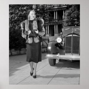 Poster la mode des femmes des années 1930