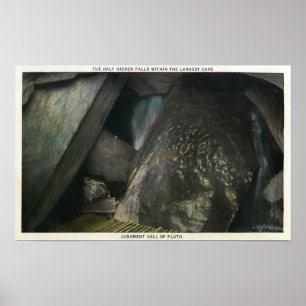 Poster La moitié cachée tombe vue de jugement Hall de