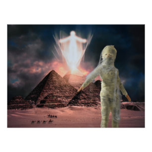 Poster La Momie s'échappe d'Égypte. Halloween
