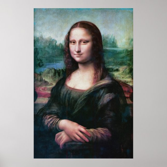 Poster La Mona Lisa La Joconde La Gioconda par Da Vinci (Devant)