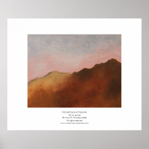 Poster La montagne à Dawn
