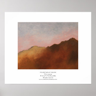 Poster La montagne à Dawn