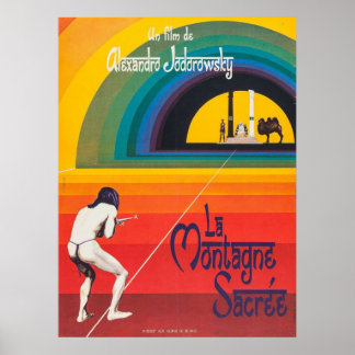 Poster La Montagne Sainte 1973 Alejandro Jodorowsky Franç