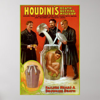 Poster La mort de Houdini défie le mystère