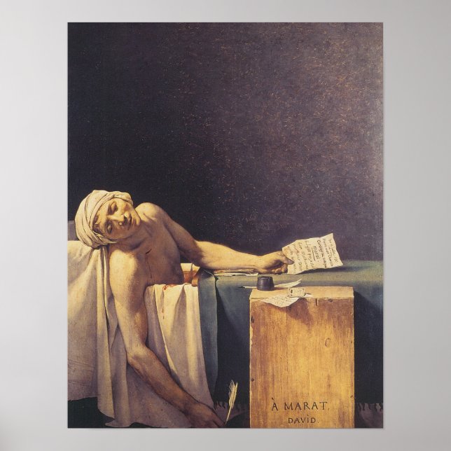Poster La mort de Marat (Devant)