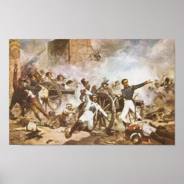 Poster La mort de Pedro Velarde (Devant)