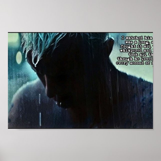 Poster La mort de Roy Batty (Devant)