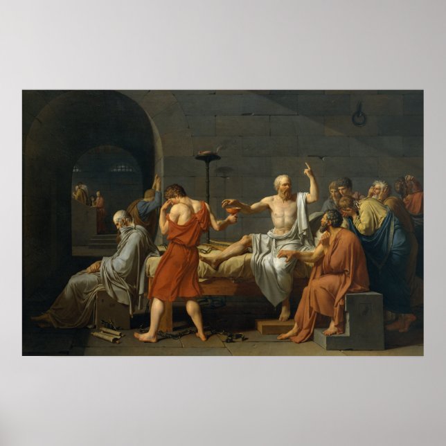 Poster La Mort De Socrate (Devant)