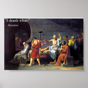 Poster la mort de Socrates