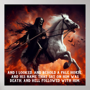 Poster La mort fait un cheval pâle