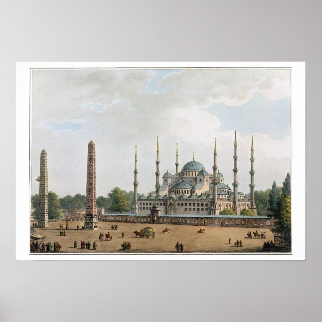 Poster La Mosquée du Sultan Achmet à Constantinople, pla (Devant)