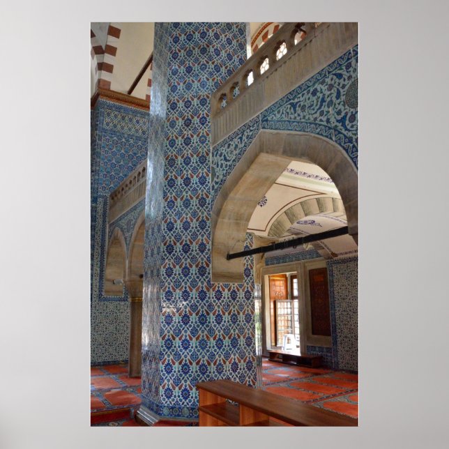 Poster La mosquée Rustem Pasha à Istanbul (Devant)