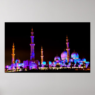 Poster La mosquée Sheikh Zayed