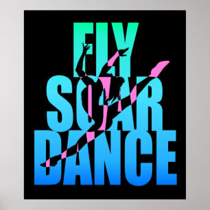 Poster La mouche montent danse