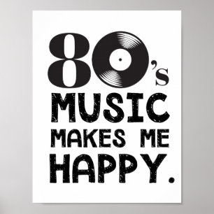 Poster la musique 80S me rendent heureux