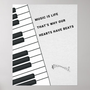 Poster La musique est la vie