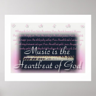 Poster La musique est le coeur de l'affiche de Dieu