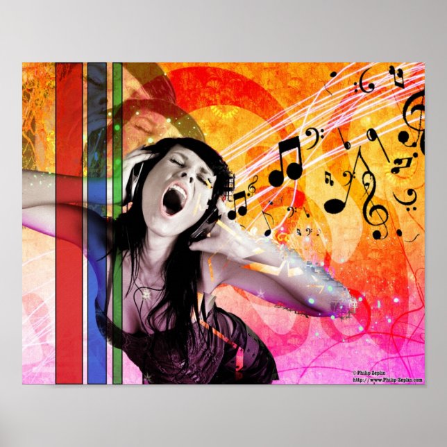 Poster La musique est ma vie (Devant)