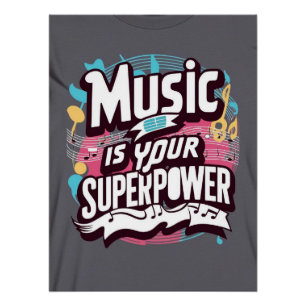 Poster La musique est votre superpuissance option 2