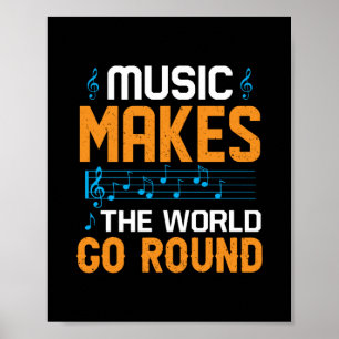 Poster La musique fait tourner le monde