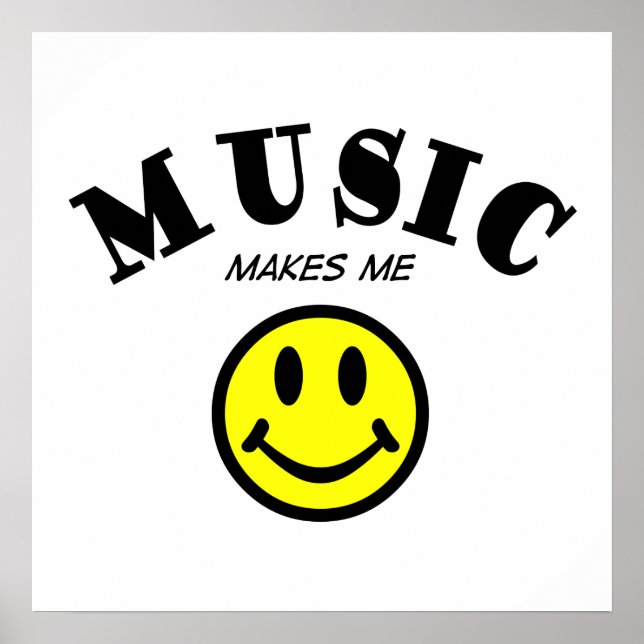Poster La Musique Me Fait Sourire (Devant)