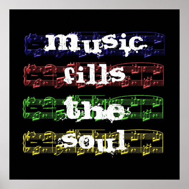 Poster La Musique Remplit L'Affiche Soul (Devant)
