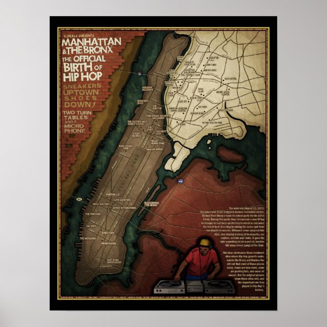 Poster La naissance de l'Hip hop (Devant)