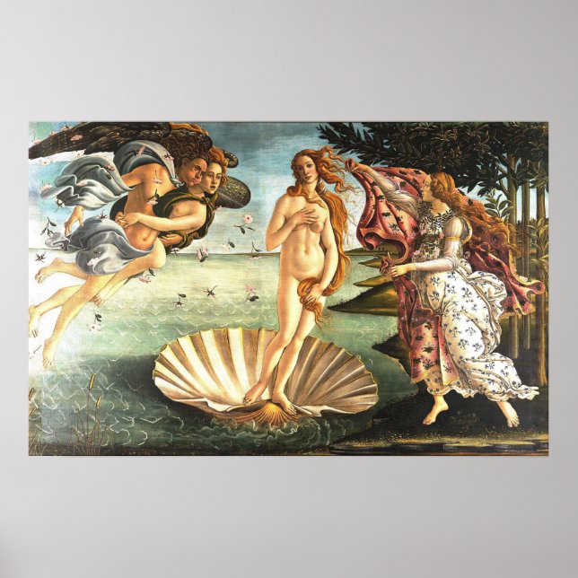 Poster La Naissance De Vénus (Devant)