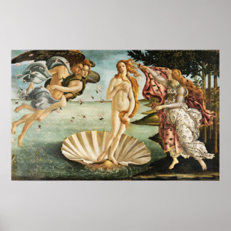 Poster La naissance de Vénus chez Botticelli