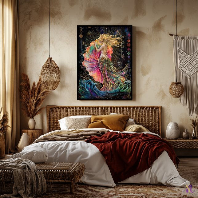 Poster La naissance de Vénus Imaginaire Art Nouveau (Créateur téléchargé)