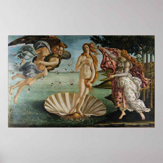 Poster La naissance de Vénus (par Sandro Botiicelli) (Devant)