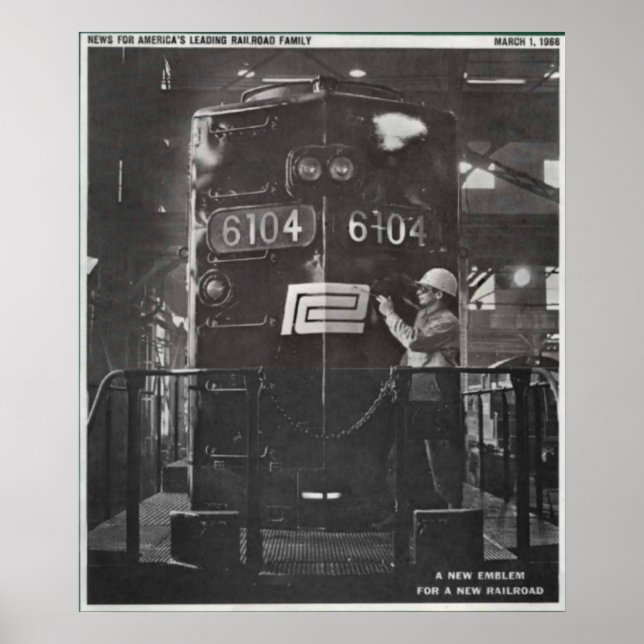 Poster La naissance du chemin de fer Penn Central (Devant)